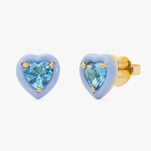Kate Spade Sweetheart Studs in Blue